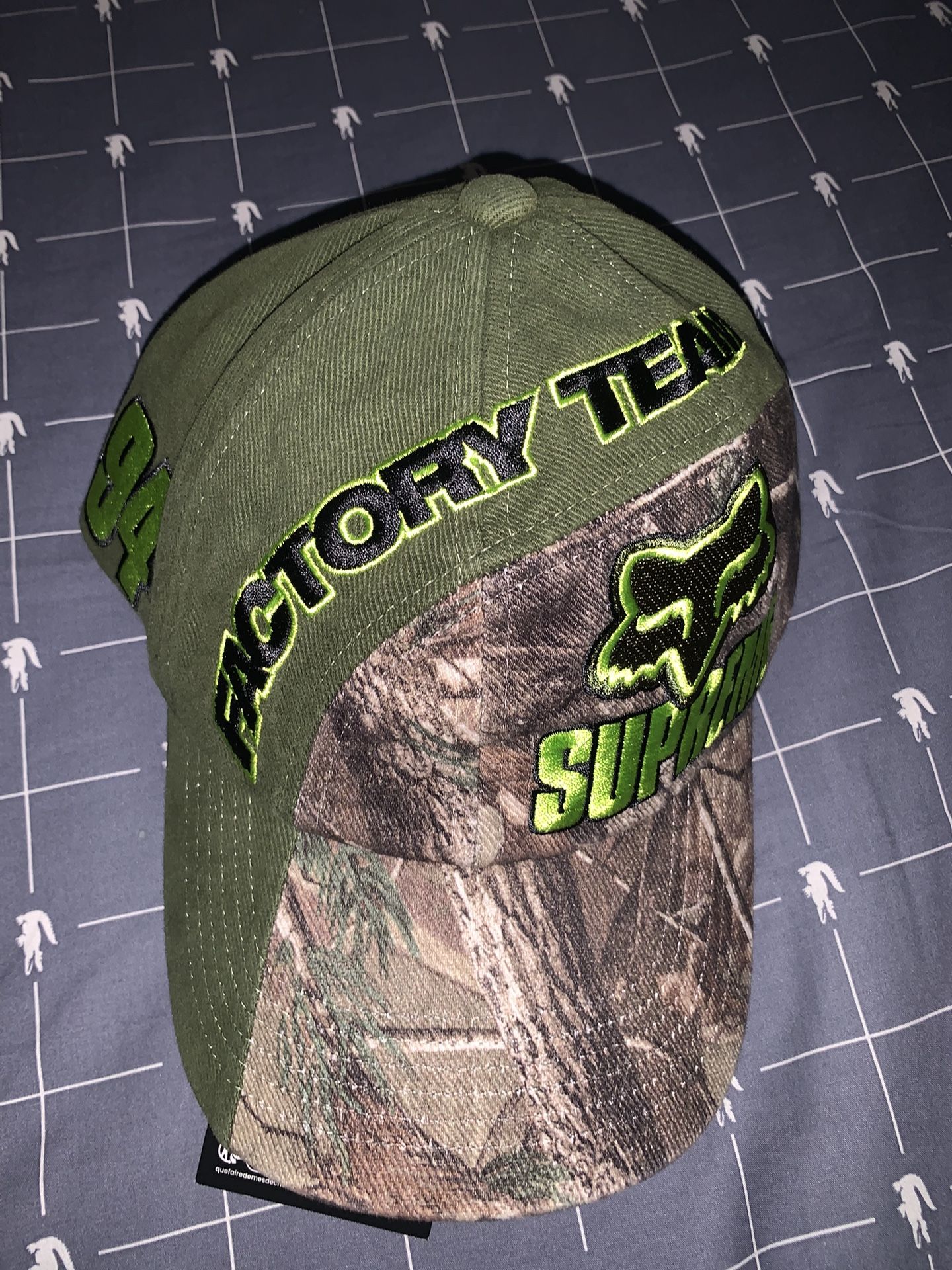 Supreme Fox Racing 6-Panel Realtree Hardwoods Camo Hat