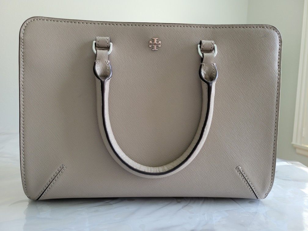 Tory Burch Emerson Women's Small Top Zip Tote Handbag