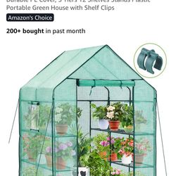 Outdoor Greenhouse - 3 Shelves