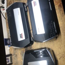 3 MTX AMPS ALL WORKING 