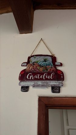 Metal sign