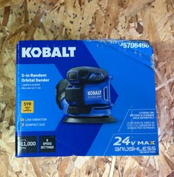 Kobalt 24V Max Brushless 5-in Random Orbital Sander