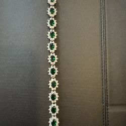 Chrome Diopside Bracelet 