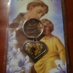 Brand New Saint Anthony Key Chain