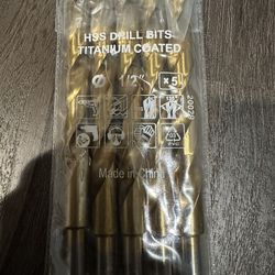 Drill Bits 1/2” 5pcs