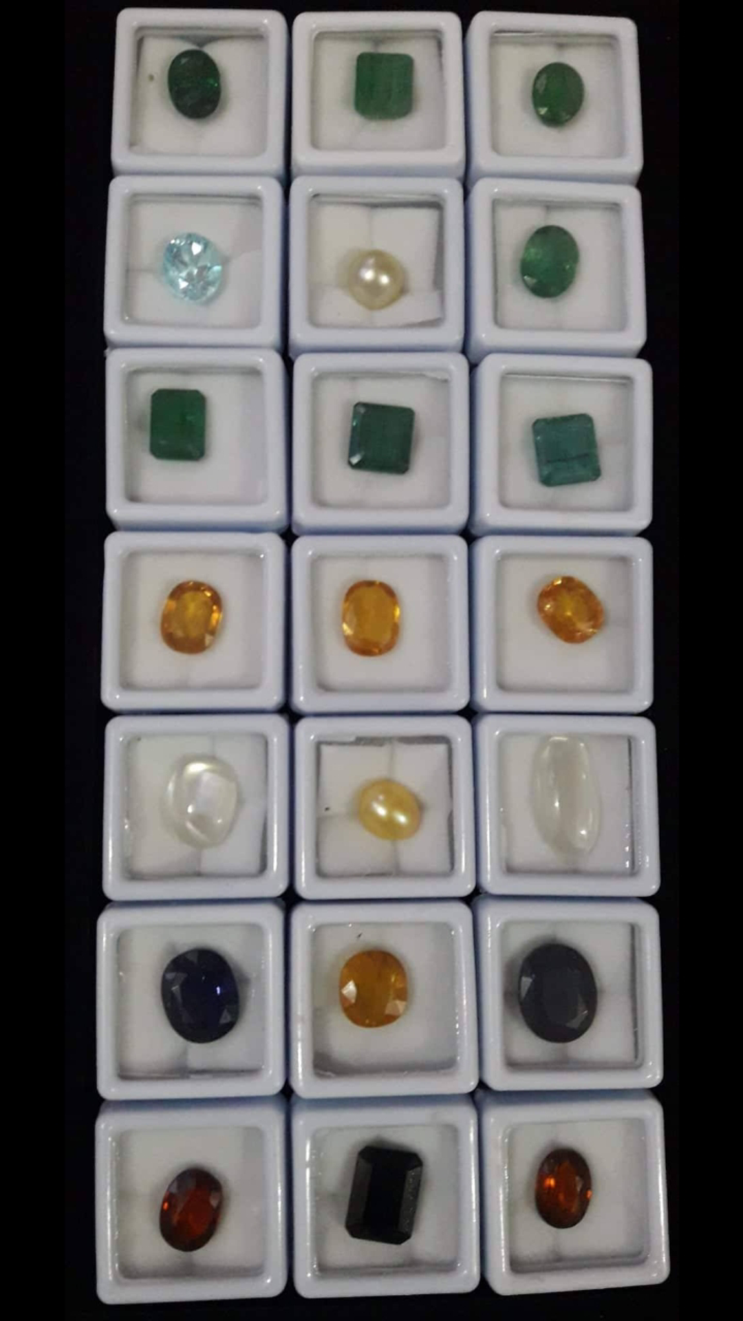 Gem stones from india fine cut and polished .