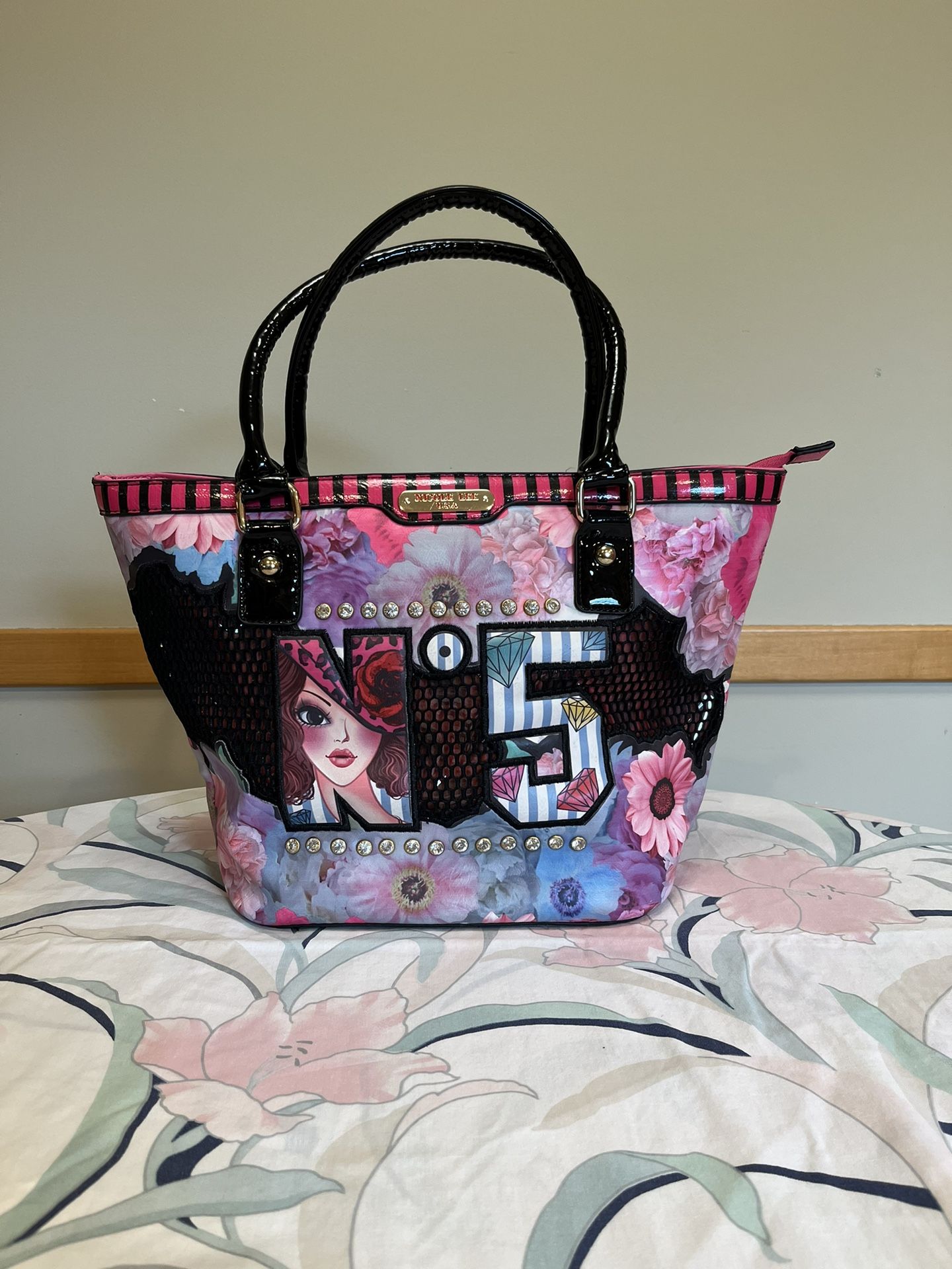 Nicole Lee Oversized Tote Bag In Pink