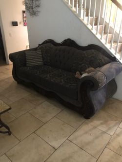 (2) brown sofas 6’ and  8’