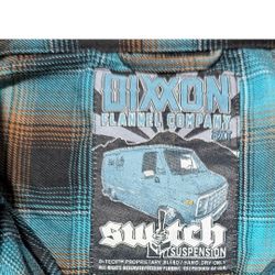Dixxon Flannel "Switch Suspension" Men's 2XLT Black Pearl Snaps 