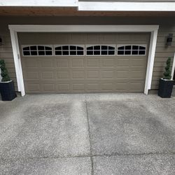 Garage Door 16x8 with Hardware 