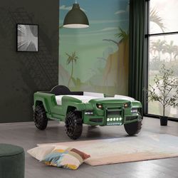 Green Twin Pick Up Bed Frame 