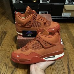 Jordan 4 Retro OG SP Nigel Sylvester ‘Brick By Brick’ Size 10.5M Brand New