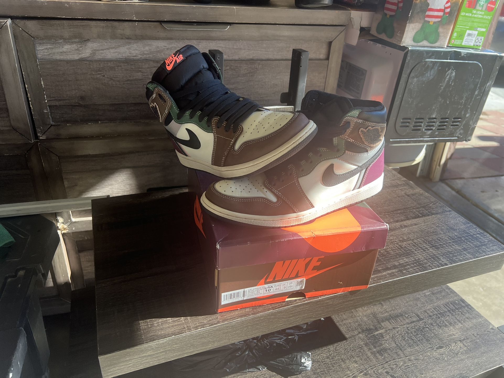 Air Jordan 1 Retro High Og Size 10 Prácticamente Nuevos