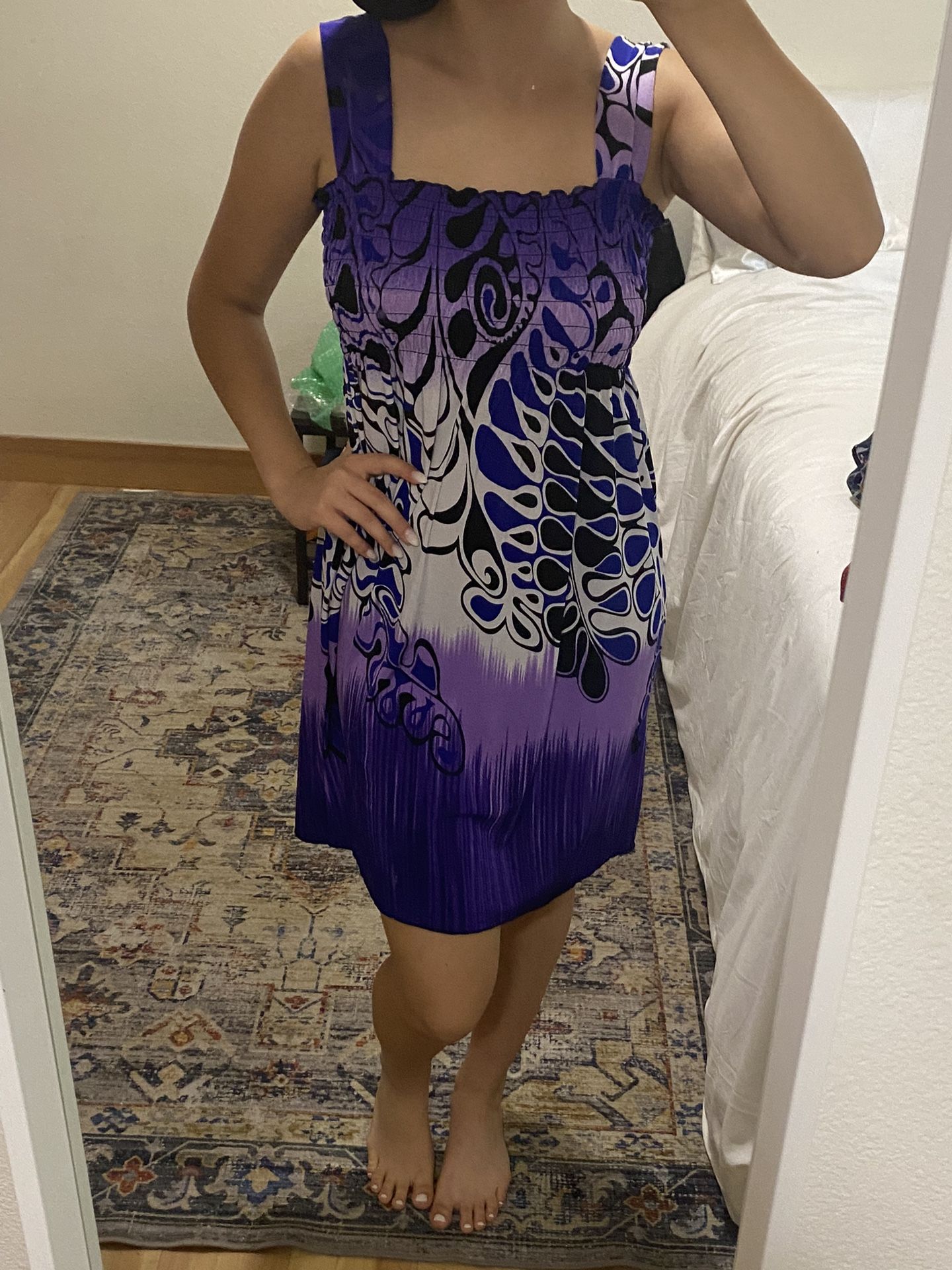 Purple Summer Dress (I’m 5’3’’)
