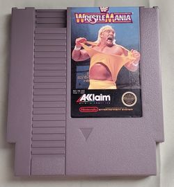 WWF WrestleMania (Nintendo NES) Authentic  Cartridge