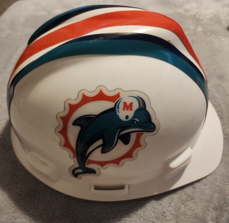 Miami dolphins hard hat hot sale