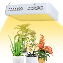 Grow Light, 1000W Sunlight Plant Light, Built-in Cooling Fan and Heat Sink, for Indoor Plant LED Grow Hydroponic Growing Light(85-265V, Transl)