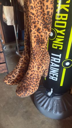 Cheetah boots