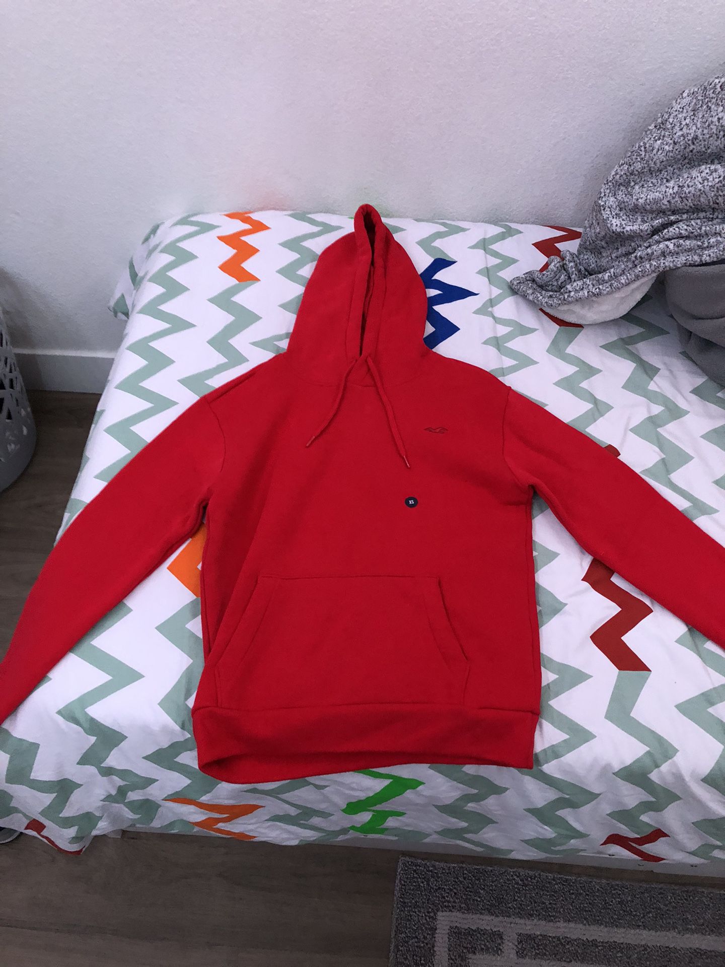 Red Hollister Hoodie Size Extra Small 