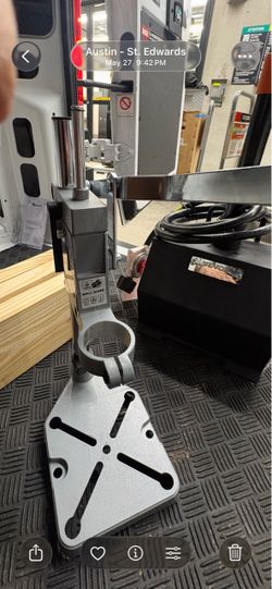 Drill Press Stand with Cast Iron Base