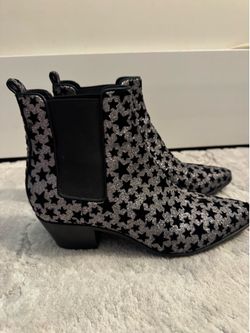 Designer Saint Laurent Star Boots