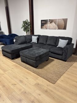 2-Piece Sectional with Ottoman