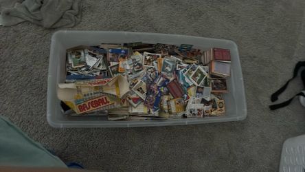 Huge lot of 1980s–1990s sports cards — baseball, basketball, football