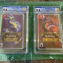 New sealed and graded pokemon games