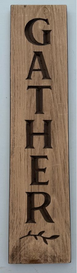 Wood Gather Sign