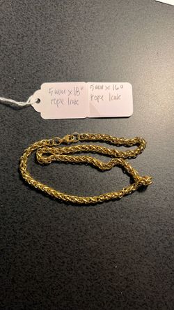 Spring Sale- 5mm Rope Link Chains