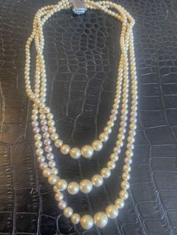 Faux Pearl Necklaces $20.00 Each