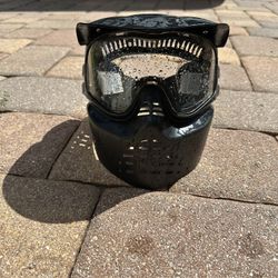 Used Paintball Face Mask