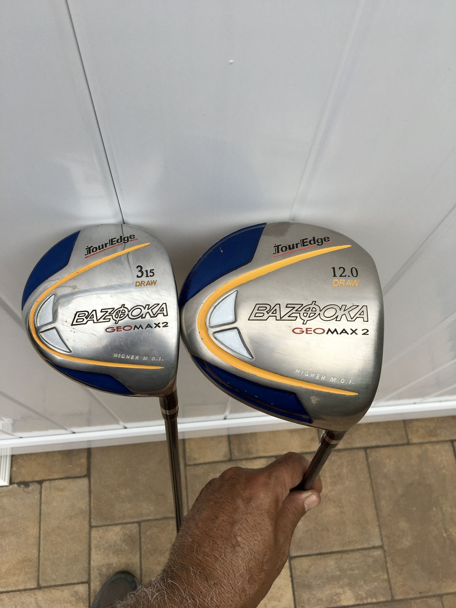 BAZOOKA ANTI  SLICE DRIVER AND 3 WOOD