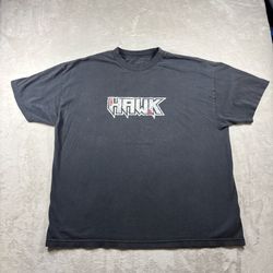 Vintage Tony Hawk Skateboards Y2K Men’s 2XL T Shirt Black Faded Skater #3532