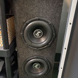 2 Audio Pipe Subwoofers And Amp