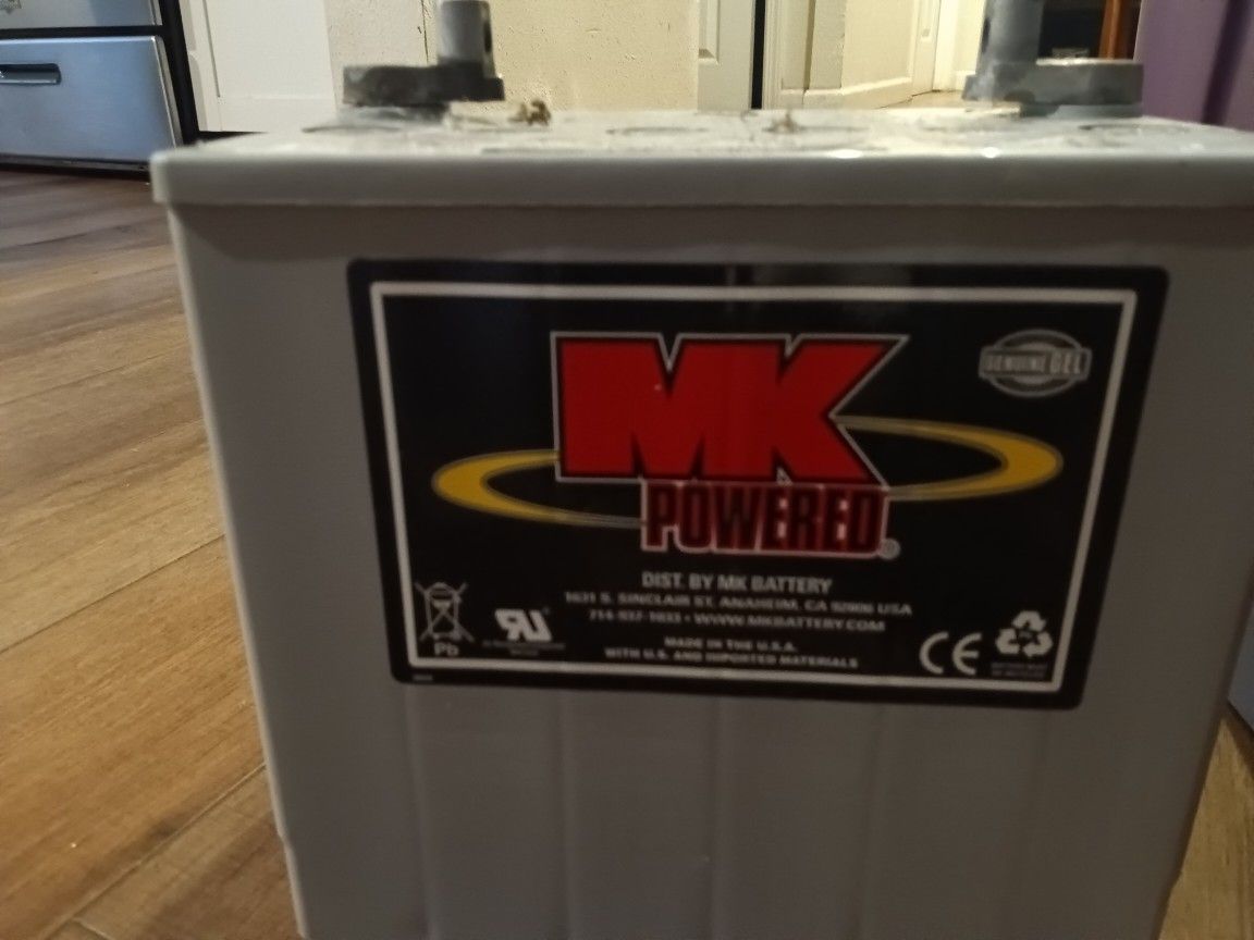 2 MK POWERED GEL 12V BATTERIES