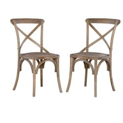 Set of 2 bentwood dining side chairs - NEW