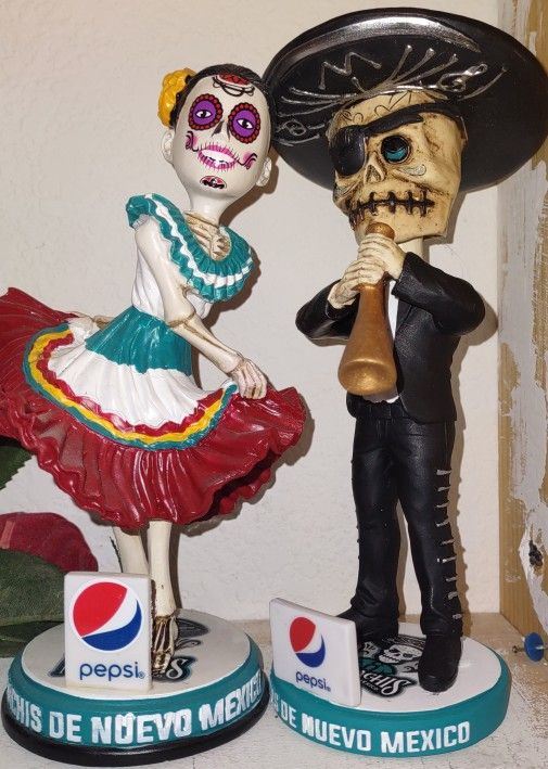 Albuquerque Isotopes Bobblehead, Al Hurricane, Mariachi Pair