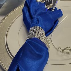 Blue Napkins