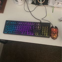 Gameing Keyboard And Mouse 