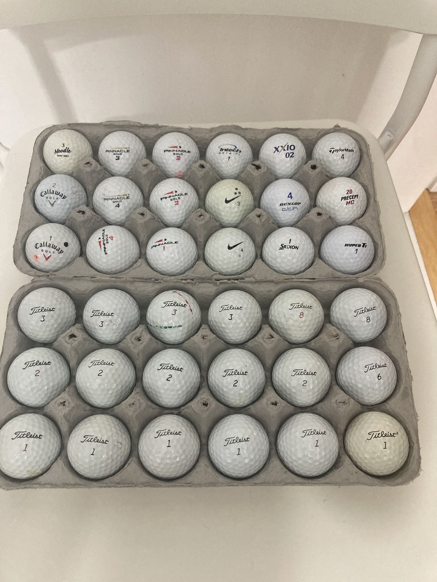36 Used Golf Balls