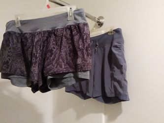 2 Pairs of Road Runner Sports Women's Running Shorts (1 Medium & 1 Large)