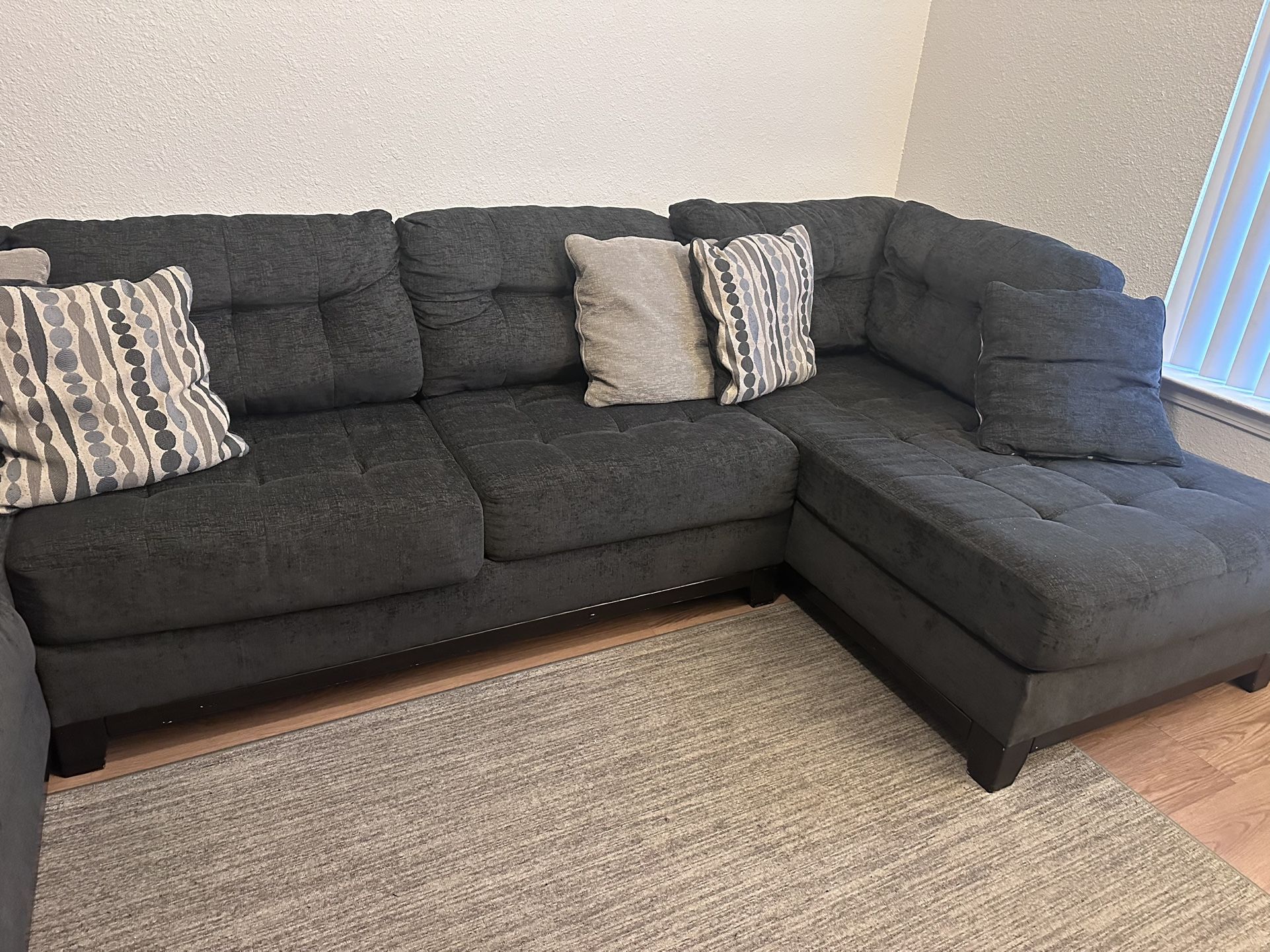Dark Gray Sectional Couch