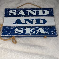 Beach Decor Hanging Sand And Sea