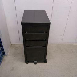 Wood file cabinet $ 60