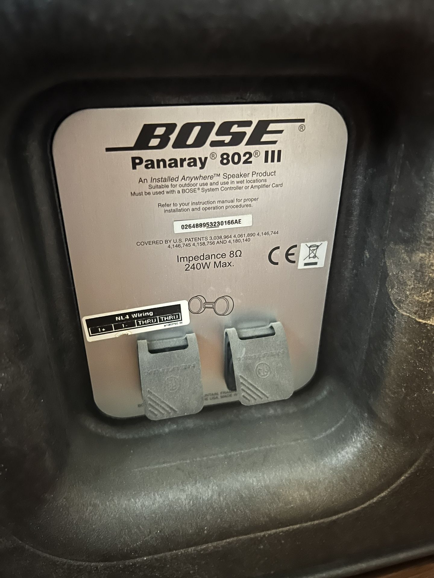 500$ FOR BOTH!!!!!! Bose Panaray 802 Series 3 Loudspeaker