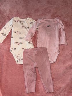 carters babygirl train outfit 6m