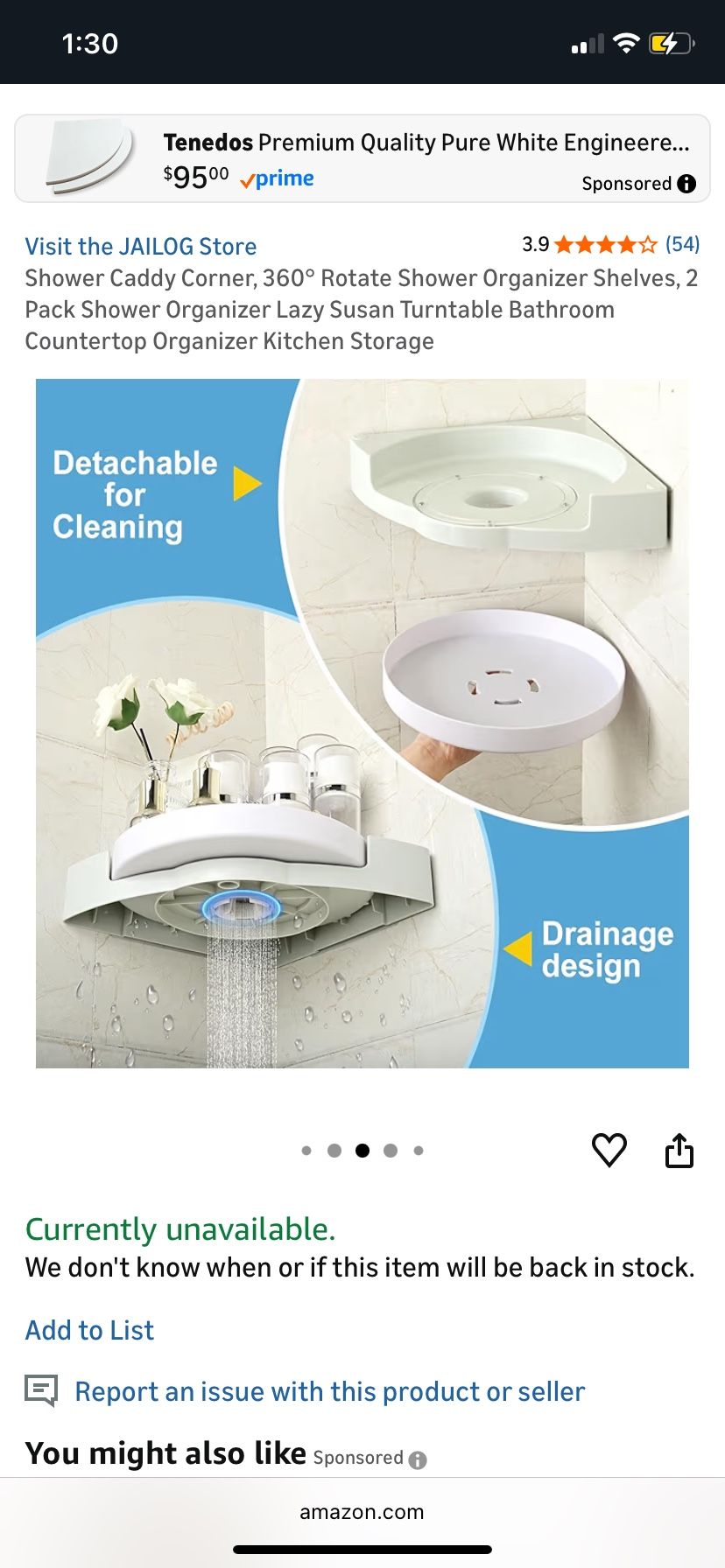 2 Shower Caddy Organizers