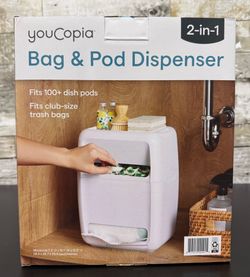 SinkSuite 2-in-1 Under Sink Trash Bag and  Dish Pod Organizer $14.99