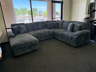 Grey sleeper sofa sectional
